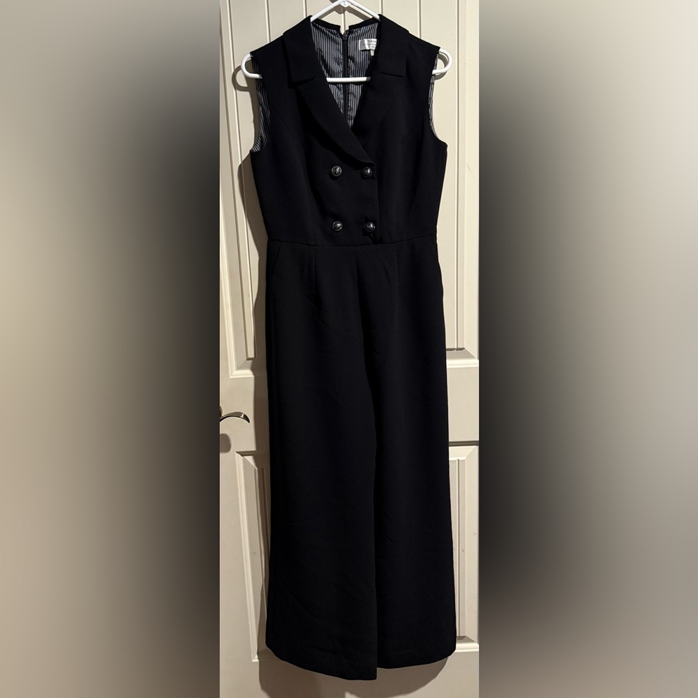 Tahari Black Wide Leg Women's Jumpsuit